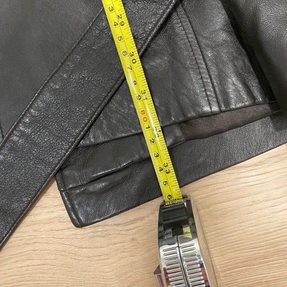 Moda International Brown Genuine Leather Jacket - Picture 6 of 6